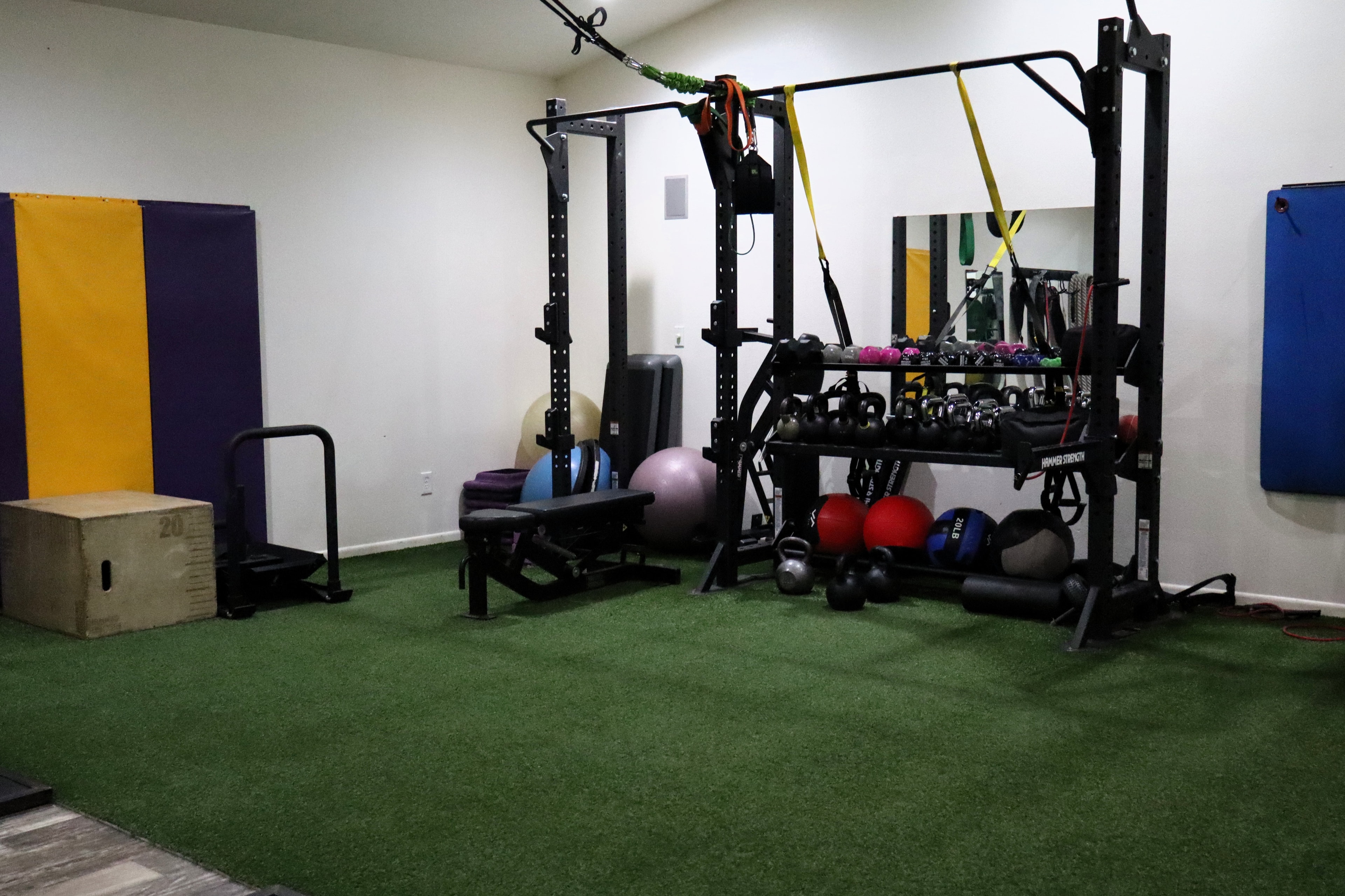 Cardio and conditioning equipment in The Box